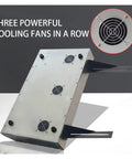 Small Desktop Metal Bender Machine Featuring No Sweat Setup And Sweet Temperature Control For Shaping Acrylic Or PVC Plastic Sheets Up To 1250 Mm showing three powerful cooling fans.