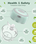 Handy 3.5 Inch Electric Herb Grinder With Brush And Scoop Cordless Usb Rechargeable Food Chopper For Spices Garlic BPA Free Stainless Steel Blades, 100ml bowl and USB charging.