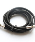 Pro Grade Nylon Braided Airbrush Hose Extending One Point Eight Meters Long featuring kink resistant build and male connectors