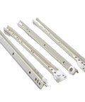 Full Extension Drawer Slides For Ultra Smooth Quiet Glide 16 Inch Drawer Rails With Detachable Quick Release Latches