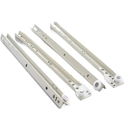 Full Extension Drawer Slides For Ultra Smooth Quiet Glide 16 Inch Drawer Rails With Detachable Quick Release Latches