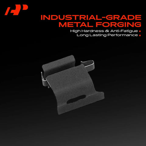 A Premium Front Disc Brake Hardware Kit With 8 Snap Springs And Alarm Clips For Toyota Highlander Gas Models Fit 2001 To 2007 Rebuild Rotor Kits Stop Metal On Metal Contact, industrial-grade metal forging clip