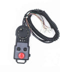 Electronic Handwheel For CNC Machines, 4 Axis CNC Hand Wheel Wireless Encoder 100 PPR with coiled cable and control knobs