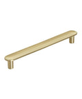 Golden Champagne Cabinet Pull Concentric Modern Style Five And One Sixteenth Inch Center to Center for cabinets