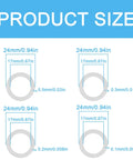 Pro Grade M17x24mm Shim Washer Kit For Machinery Alignment In 304 Stainless Steel 48 Pieces With Precision 0.1mm 0.2mm 0.3mm And 0.5mm Thicknesses For Easy Gap Tuning And Rock Solid Bolt Fits, size chart