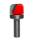 Pro Grade Quarter Inch Radius Dish Carving Bit With Half Inch Shank And One And One-Eighth Inch Diameter Carbide Router Bit for CNC