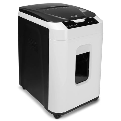Pro Grade Auto Feed Micro Cut Paper Shredder With 200 Sheet Capacity 60 Minute Run Time High Security P5 120 Volt