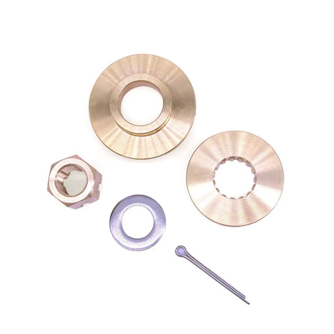 Propeller Hardware Kit For Yamaha Outboard Engines 100HP-300HP Includes Spacers 6E5-45987-00 6E5-45987-01 63P-45987-00 688-45997-01 Castle Nut 90171-18M04 Washer 92990-18200 Cotter Pin 91490-40030 Fits 18-73918 For Quick Secure Prop Installs
