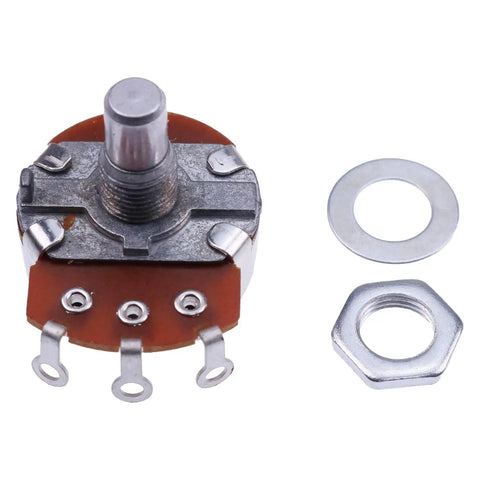 Lincoln Welders Heat Control Wire Speed Potentiometer Replacement For T10812-109 Plastic And T10812-37 Metal shown with washers
