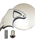 Deluxe Stainless Steel Pizza Cutter Woodturning Kit parts including blade and bushings for DIY lathe projects hardware
