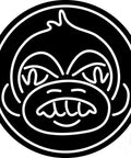 Monkey Themed LED Neon Sign With 16 Inch Square Black Acrylic Backing And Dimmer Included Premium Indoor Light Fixture For Club Vibes
