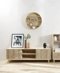 Living room setup with furniture featuring 4 Pack Solid Wood Furniture Legs With Copper Protective Caps, oak feet for stability.