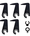 Five Jab Saw Blades For Drywall And Carton Universal Oscillating Multi Tool Blades For Drywall Plasterboard And Soft Materials
