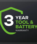 40V Cordless Push Lawn Mower With 19 Inch Steel Deck, 5.0Ah Battery And Charger Included, Up To 35 Minutes Run Time, Lightweight Yet Durable, No Gas, Easy Start And Clean Cut For Dense Lawns. 3 year tool and battery warranty icon