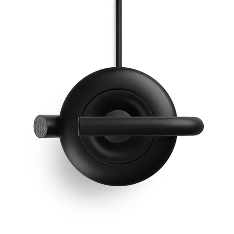 Top view of Electric Kettle 1.5 Liter Capacity In Sleek Stainless Steel, Modern Twist On Stovetop Style, matte black finish