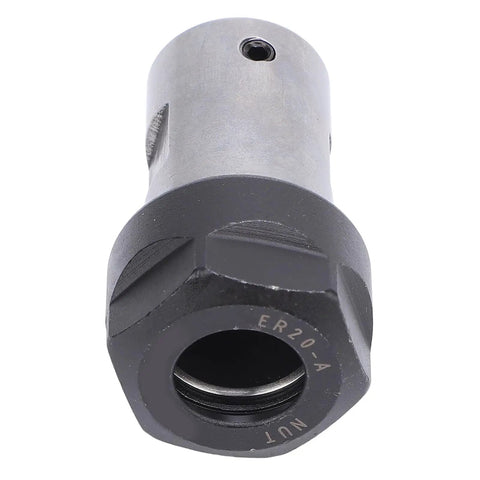 Top Shelf ER20 Spindle Adapter Designed For 12mm Motor Shafts Crafted From Heavy Duty 40Cr Steel Includes Secure Storage Box for CNC milling