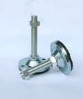 Badass Heavy Duty Leveling Feet 4 Pack Thick Carbon Steel Machine Legs With Threaded Lifters for stable support.