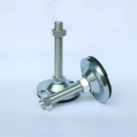 Badass Heavy Duty Leveling Feet 4 Pack Thick Carbon Steel Machine Legs With Threaded Lifters for stable support.
