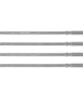 3/8 Inch Drive 18 Inch Breaker Bar with 230 Degree Pivoting Head and Internal Spring Tension, Tough AISI 4140 Steel