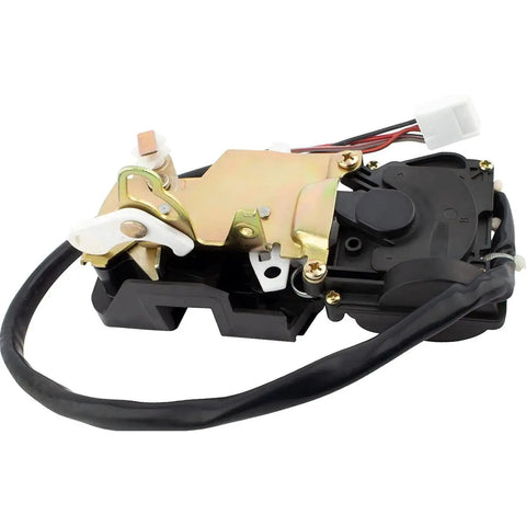 Front Left Driver Side Door Lock Actuator Motor For Mazda Protege And Protege5 2001-2003 Hatchback Replace Part BJ3D-59-310 Quality Build For Easy Install black plastic and metal wiring