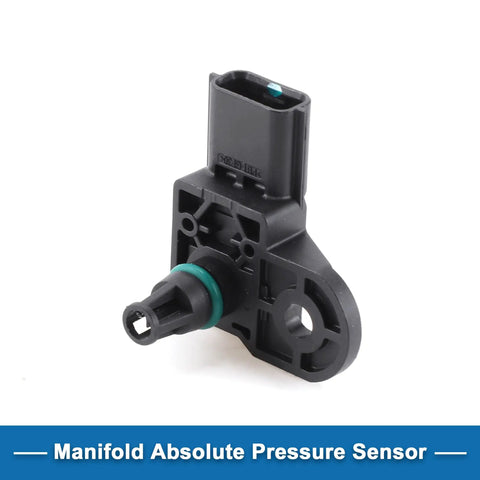 PE0218211 Manifold Absolute Pressure Map Sensor Plug and Play Replacement for Mazda 3 6 CX 5 CX 30 MX 5 Miata Scion iA Toyota Yaris, black plastic design.