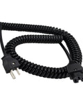 Manioiity 111550000610 Electric Pallet Jack Charger Cable 3-Pin Heavy Duty Replacement Cord Coiled Design for Big Joe Forklift