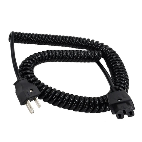 Manioiity 111550000610 Electric Pallet Jack Charger Cable 3-Pin Heavy Duty Replacement Cord Coiled Design for Big Joe Forklift