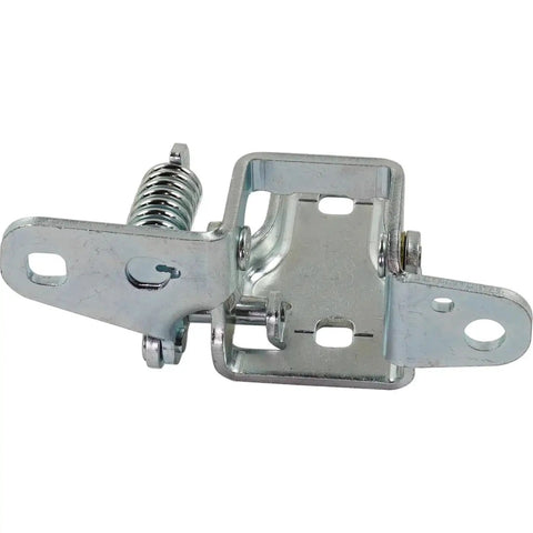 Heavy Duty Front Lower Door Hinge Replacement Pair Swap For Dodge Ram 2500 And 3500 Trucks 2017 To 2024 close-up view of hinge part with spring detail.