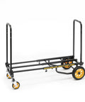 8 In 1 Folding Multi Cart Hand Truck Dolly Platform Cart With Telescoping Frame From 29 Inches To 42 And A Half Inches, side view