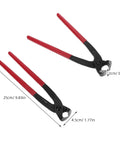 VICASKY Premium Stainless Steel Hose Clamp Crimping Tool Kit With 160 Nonstep Single Ear Clamps For Rust Proof Auto And Home Repairs In Handy Organized Case, 25cm pliers