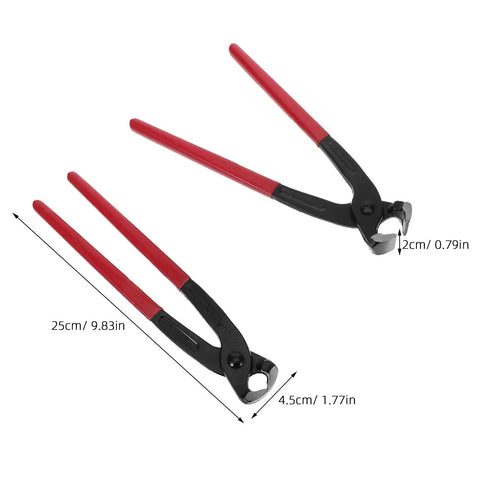 VICASKY Premium Stainless Steel Hose Clamp Crimping Tool Kit With 160 Nonstep Single Ear Clamps For Rust Proof Auto And Home Repairs In Handy Organized Case, 25cm pliers