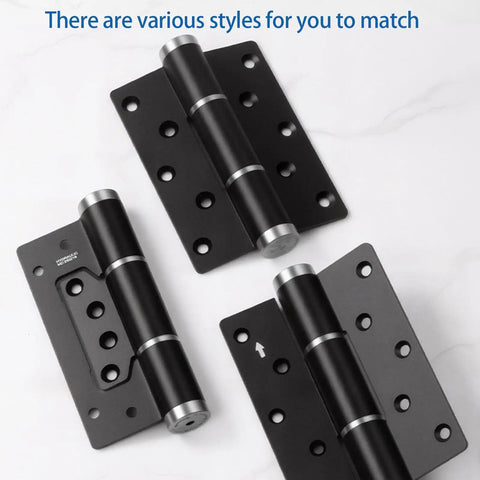 Automatic Soft Close Concealed Door Hinges Aluminum Alloy Durable Quiet Dampened Closing Device For Interior Doors