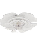 Ceiling Fan with Light 18.5 inch Flush Mount with Handheld Controller for featuring a floral design in durable acrylic material.