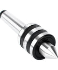 4MT Live Center 60 Degree Morse Taper for Wood and Metal Lathe showing precision ground steel and triple bearing system