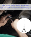 Mechanic using Engine Cylinder Hone Tool For Honing Holes 1 To 2 And A Half Inch Diameter With 220 Grit Stones Adjustable