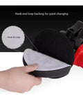 Hand holding Badass 6-Inch Foam Buffing Pads for Cars with hook and loop backing for easy attachment to polishers.