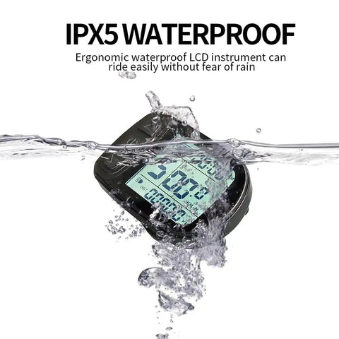 Smart LCD Display Meter KT LCD5 For Electric Bikes 24V To 52V Compatible Waterproof Bike Computer Screen submerged in water
