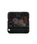 Quartz Clock Mechanism Kit With Hands And Motor For Easy Wall Clock Repair, square motor close-up showing battery compartment