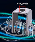 Front view of Set of 2 Heavy Duty Beefy Groove Wheels H Groove Track Wheel 304 Stainless Steel Sliding Door Roller mechanism.