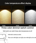 Color temperature effect display of UWYTGF Retrofit Led Recessed Lighting, showing 3000K, 4000K, 6000K options.