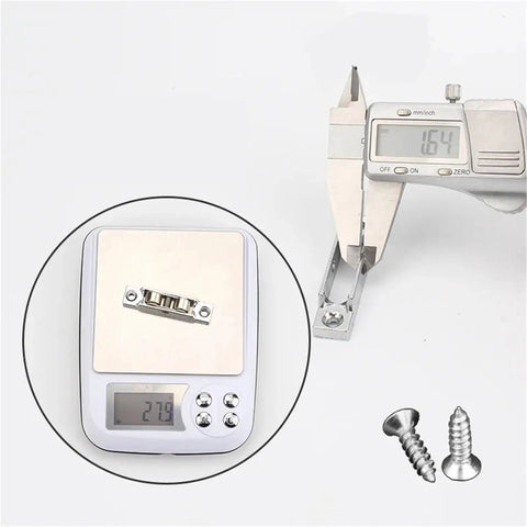 Rock Solid Zinc Alloy Replacement Rollers For Sliding Doors And Windows Super Smooth Glide Track System with measurement tools.