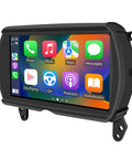 Mini Cooper 7 Inch Touch Screen Upgrade With Wireless CarPlay And Android Auto For F54 F55 F56 F57 F60 2013 To 2024 NBT System Full Screen Mirroring Google Maps Reverse Camera, showing front view of display with app icons.