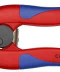 Comfort Grip Angled High-Leverage Cobalt Cut Diagonal Cut Pliers With 20-Degree Head, Flush-Cut Capability, Spring-Loaded Handles
