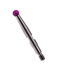 Side view: SUXING ruby contact point for Fowler X-Test indicators, .080 inch ruby ball on metal shaft