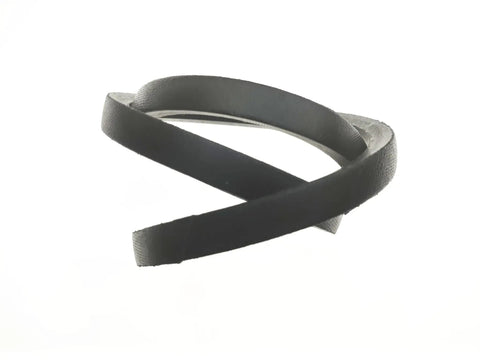 Two Pack A64 Or 4L660 V Belt Half Inch By Sixty Six Inch Rubber Belts For Lawn Tractors And Small Equipment Durable Replacement Two Piece Set Ideal For Belt Drives On Garden Tractors And Small Machinery With Strong Rubber, black rubber V-belt