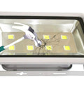 400W LED Outdoor Flood Light Daylight White 6000K Waterproof Security Light for Home and Garage under hammer impact test