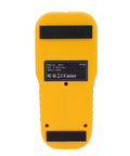 Back view of banapoy 5 in 1 Wall Detector, Handheld Stud Finder with High Sensitivity Sensor, showing battery specs.