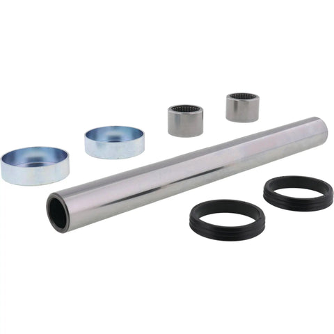 Swing Arm Kit For Yamaha YFZ350 Banshee 1987 2009 Replacement Upgrade, Durable Aluminum Pivot System With All Mounting Hardware, Easy Install, Beefed Up Ride Quality, Solid Handling, And Steady Stability On Rough Trails. aluminum swing arm pivot kit with bushings and hardware