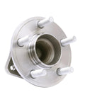Front Wheel Bearing Hub Assembly For 2012-2016 Chrysler 300 RWD, 2012-2016 Dodge Challenger Not For SRT, 2012-2015 Dodge Charger RWD Front Left Or Right, 5 Lug, Direct Fit, Smooth Ride And Quiet Operation showing side view with 5 lugs visible.