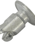 Top Shelf Durable Zinc Plated Steel Quarter Turn Fasteners, flush mount latch close-up, steel material, ideal for garages and truck beds.